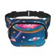 thumbnail image 1 of Fotbe Colorful Donut Cangurera Cuadrada con Estampado de Doble Capa, Bolsa de Cintura Ajustable Mini para Hombres y Mujeres, 1 of 9