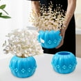 thumbnail image 4 of JeashCHAT Fall Decor Plastic Pumpkin Vase Pumpkin Bowl Shape Small Flower Vase Table Centerpieces Thanksgiving Fall Decorations for Home Office Indoor Desk Decor, 4 of 6
