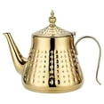 thumbnail image 3 of Té de acero inoxidable hervidor de té suelto té amante de té servidor de café servidor de agua caliente dispensador de agua caliente para restaurantes 1.3L, 3 of 8