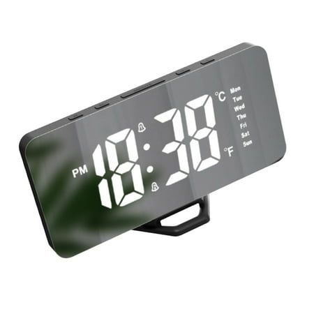 Gieenan Contemporary LED Digital Desks Clock with Temperature Display, Daily Use