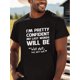 thumbnail image 2 of [Graphic Print Tee] Comfortable & Stylish Mens Graphic Print T-Shirt - Short Sleeve Tees Tops for Everyday Wear, 2 of 4