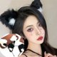 thumbnail image 2 of Women Long Furry Animal Cat Ears Headband Lolita Kawaii Anime Hair Hoop Cosplay, 2 of 5