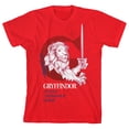 thumbnail image 4 of Harry Potter Gryffindor Lion And Sword Boy's Red T-shirt-Small, 4 of 6