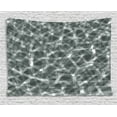 thumbnail image 1 of Grey Decor Tapestry, Trippy Grunge Haze Digital Display with Fractal Pieces Parts Lines Contemporary Bents, Wall Hanging for Bedroom Living Room Dorm Decor, 80W X 60L Inches, Dark, by Ambesonne, 1 of 2