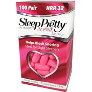 HEAROS Sleep Pretty in Pink Ear Plugs, with The Highest Snoring