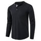 thumbnail image 1 of pstuiky camisas de manga larga para hombre, Camisa informal de manga larga con cuello alto y botones de invierno para hombre camisetas de hombre l, 1 of 4