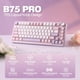 thumbnail image 2 of Teclado mecánico inalámbrico YUNZII B75 PRO con perilla RGB, 2 of 9