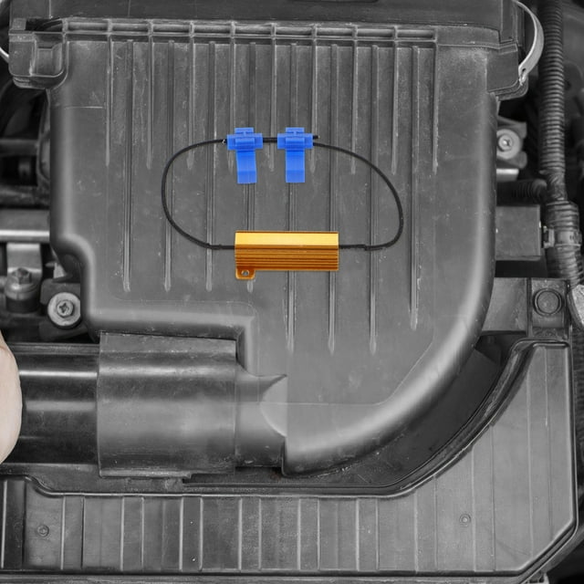 unbranded 1Set Car Resistors with Led Load Resistor Kit Function Metal Vehicle Electronic Components