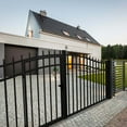 thumbnail image 4 of ALEKO Steel Dual Swing VIENNA Style 14' Driveway with Built-In Pedestrian Gate, 4 of 11