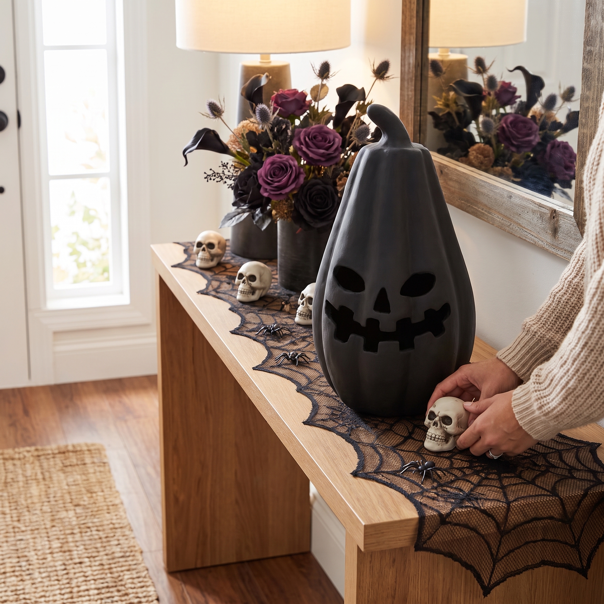 Way To Celebrate Paper Mache Jack-o'-Lantern Decoration photo 2