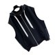 thumbnail image 3 of Chaleco con capucha con cremallera Cómodo chaleco sin mangas con capucha transpirable Chaqueta con bolsillos para hombres Mujeres Verano Negro L, 3 of 8