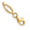 thumbnail image 3 of 14k Yellow Gold Bracelet Fancy 6 mm 7 in Polished and D/C, 3 of 5