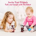 thumbnail image 4 of Robot Toy for Kids, Rechargeable Talking Robot for Boy and Girls, Voice Changer with LED, 4 of 8