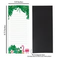 thumbnail image 2 of Inkdotpot Pack of 6 Funny Magnetic Dry Erase List For Fridge, Wipe Clean w/ NoStain, Quick Notes Shopping & Grocery List Whiteboard for Fridge, 8.75" x 3.8"(Tropical), 2 of 6