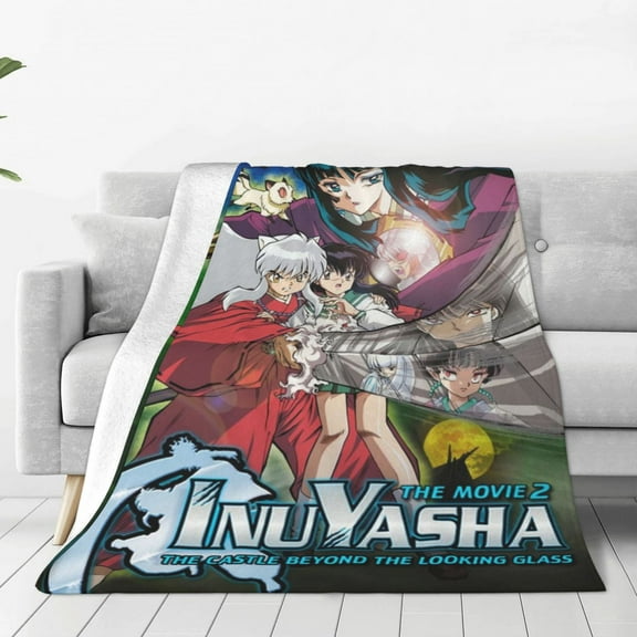 Inuyasha Throw Blanket Couch Bed Sofa Soft Lightweight Warm Cozy Flannel Fleece Bed Blanket For Kids Adults Gift Multiple Sizes Available 40"X30"