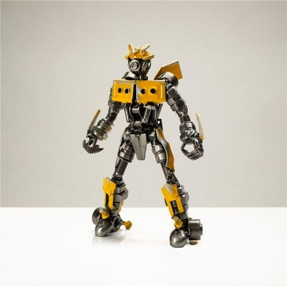 Kalifano RMS-450BBA-N 7 in. Bumblebee Inspired Recycled Metal Sculpture