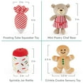 thumbnail image 2 of GUND Baby Play Soft Collection, My First Gingerbread House 5-Piece Playset with Rattle, Squeaker and Crinkle Plush Toys, Sensory Toy for Babies, 7.5, 2 of 9