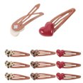 thumbnail image 1 of BESTYASH 12Ud Broches Snap Con Y Estampado Leopardo Para Peinados Femeninos, 1 of 6