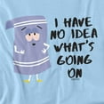 thumbnail image 2 of South Park No Idea Unisex Adult T-Shirt, Light Blue, X-Large, 2 of 6