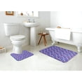 thumbnail image 4 of Yiaed colorful Skull flower leaf Print Bathroom Mat Set 2 Pieces Mat Anti-Skid Pad Ultra Soft and Absorbent Bathroom Bath Mat Contour Bath Rugs for Toilet Base, 4 of 6