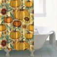 thumbnail image 4 of Fall Sunflower Pumpkin Shower Curtain 72"x84" ,Bathroom Decorative Shower Curtains Set with 12 Hooks,Modern Waterproof Washable Shower Curtain, 4 of 6