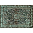 thumbnail image 1 of Ahgly Company Indoor Rectangle Persian Light Blue Traditional Area Rugs, 7' x 10', 1 of 4