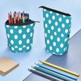 thumbnail image 4 of Kdxio Telescopic Pencil Bag Pen Holder Stationery Case,Stand-up Retractable Transformer Bag Organizer for Christmas Holiday(Sky Blue And White Polka Dot), 4 of 6