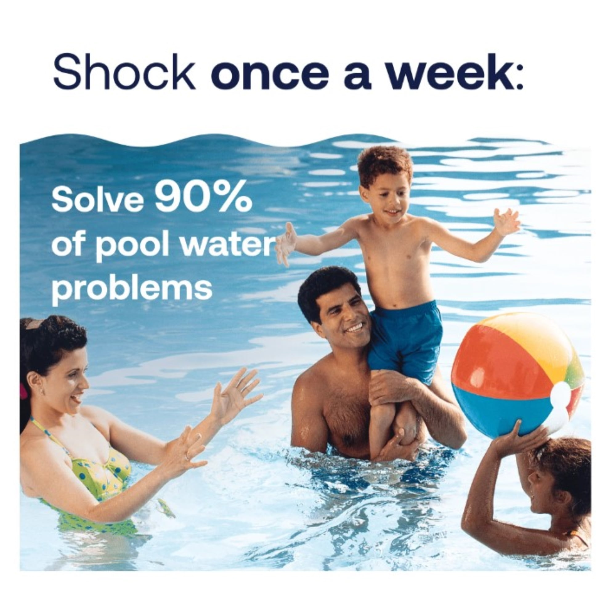 HTH Shock Treatment for Pools, 5.5 Pounds, Fast-Acting Pool Chemical