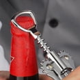 thumbnail image 4 of Abridor de vino de alta gama, con alas, estándar, color plateado, 4 of 5