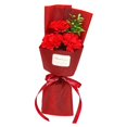 thumbnail image 4 of Ramo de flores de jabón Flor de jabón de baño artificial, centros de mesa perfumados florales Flor falsa Flor de jabón para Acción de Rojo, 4 of 8