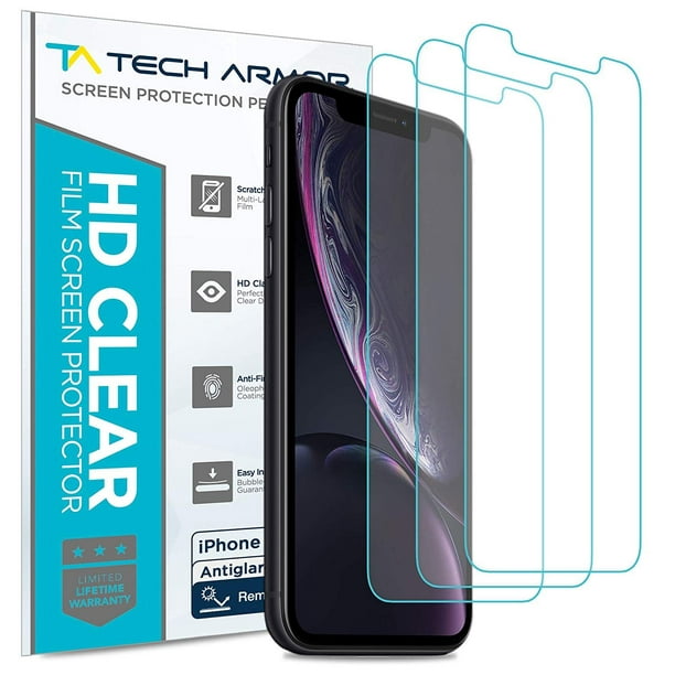 Tech Armor Apple Iphone Xr Matte Anti Glare Anti Fingerprint Film Screen Protector 3 Pack Case Friendly Tempered Glass Haptic Touch Accurate Designed For New 2018 Apple Iphone Xr Walmart Com Walmart Com