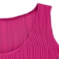 thumbnail image 5 of LYEAA Women's Summer Tank Tops No Sleeve Plus Size Sleeveless Crew Neck Summer Loose Casual Tee Shirts Solid Flowy Beach Elegant Pullover Vest Comfortable Soft Loungewear Going Out Clothes Pink XL, 5 of 9