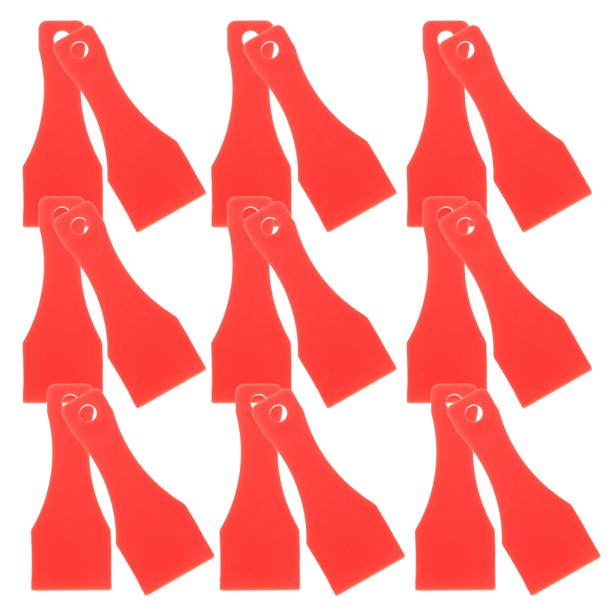 Raspadores de lotería de 20 piezas, herramientas pequeñas para rascar, raspadores de billetes de lotería (Color aleatorio)