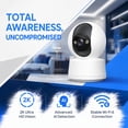 thumbnail image 2 of Indoor Security Camera, Wi-Fi 6 Cameras for Home Security, Motion Tracking, Night Vision, Smart detection and alerts, Two-Way Audio, SD Card or Paid Cloud, Security Camera for Pet Elderly, 2 of 9