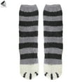 thumbnail image 4 of PULLIMORE 3 Pairs Women Warm Soft Plush Slipper Sock Winter Fluffy Microfiber Crew Socks Casual Home Sleeping Fuzzy Cozy Sock, 4 of 9