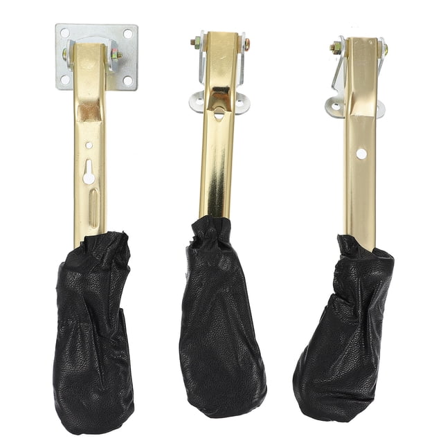 ColoMX 3pcs pedales de piano verticales duraderos accesorios de piano pedales (dorado)