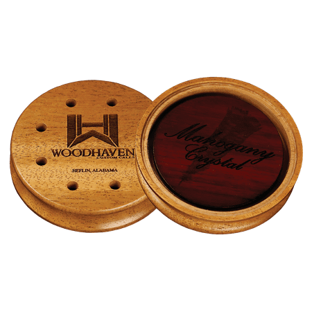Woodhaven WHC-WH355 Calls Mahogany Crystal Friction Call Turkey Yelps