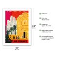 thumbnail image 2 of Amérique du Sud (South America) - Vintage Airline Travel Poster by Bernard Villemot c.1958 - Fine Art Matte Paper Print (Unframed) 18x24in, 2 of 4