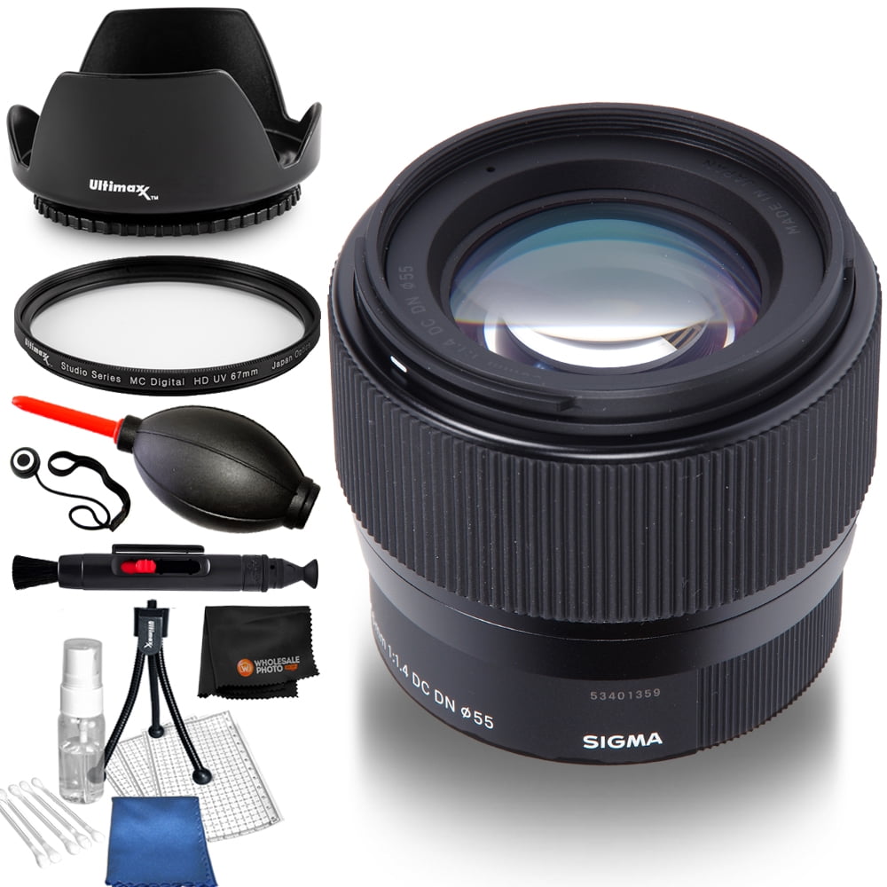 Sigma 56mm f/1.4 DC DN Contemporary Lens (Nikon Z) Bundle AUTHORIZED