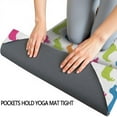 thumbnail image 3 of Colorful Funny Dachshund Hot Yoga Mat Towel Non Slip for Hot Yoga - Quick-Drying Yoga Mat Cover with 4 Corner Pockets with Travel Bag - Hot Yoga Towel Non Slip 74"x26", 3 of 6