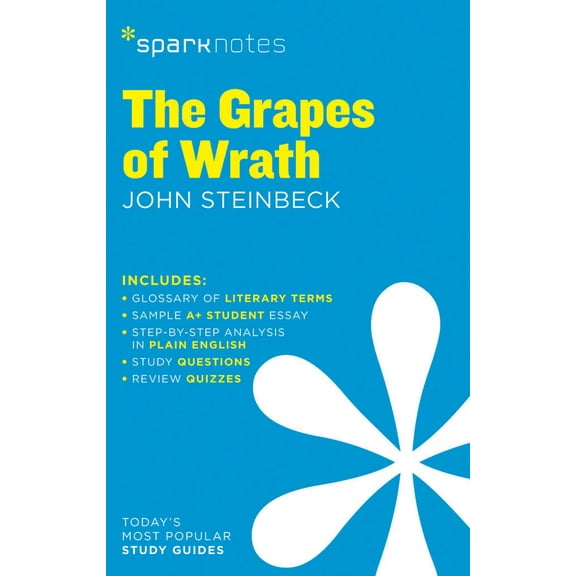 Pre-Owned The Grapes of Wrath Sparknotes Literature Guide (Paperback) 1411469550 9781411469556