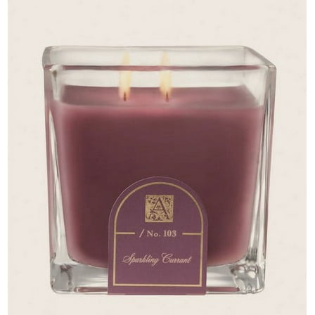 SPARKLING CURRANT Aromatique Cube 12 oz Glass Scented Jar Candle
