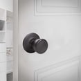 thumbnail image 4 of Design House Tulip Interior Dummy Door Knob, Matte Black, 4 of 7