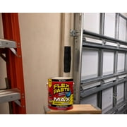 Flex Paste Max Industrial Sealant, Thick Rubber Paste, Black, 12 lbs