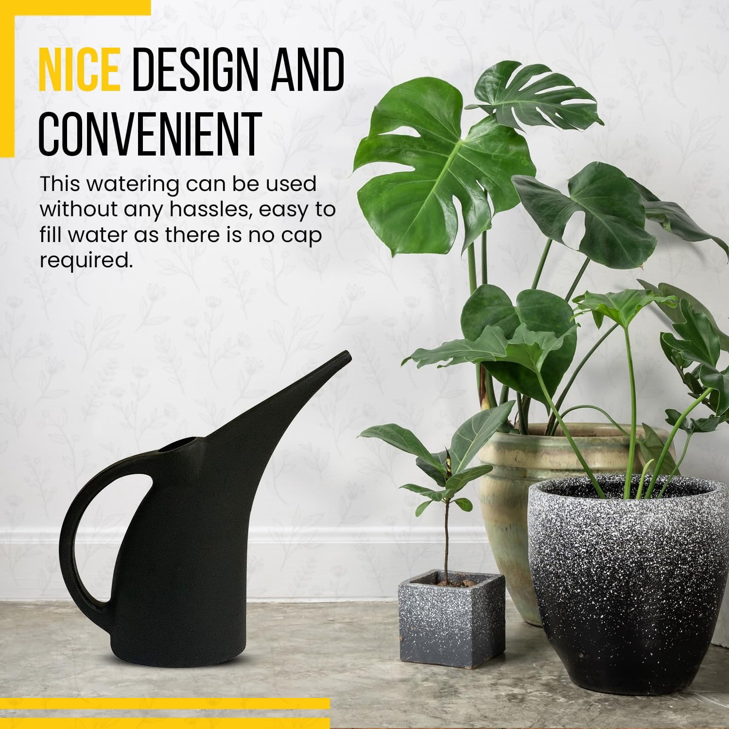 PRODUCTS Watering Can 1/2 Gallon - Small Watering Can for Indoor Plants - Outdoor Watering Can - Purple Plant Waterer - Plastic Watering Can for Garden - 1 Pack
