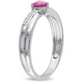 thumbnail image 3 of Everly Women's Created Ruby Sterling Silver Ring, 3 of 6