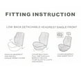 thumbnail image 6 of Car Seat Covers Full Set Protector Universal Anti-Slip Front Rear Seat Cover, 6 of 6