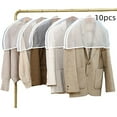 thumbnail image 2 of MODANU 10 Pcs Clothes Suit Shoulder Covers Protectors Breathable Garment Dust Covers for Suit, Coats, Jackets, Dress Closet Storage, 2 of 6