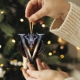 thumbnail image 5 of Dragon Christmas Ornaments, Christmas Alphabet Dragons Decoration Pendant, Gothic Christmas Dragon Pendant, Dragon Ornaments for Christmas Tree Hanging Ornament, 5 of 6