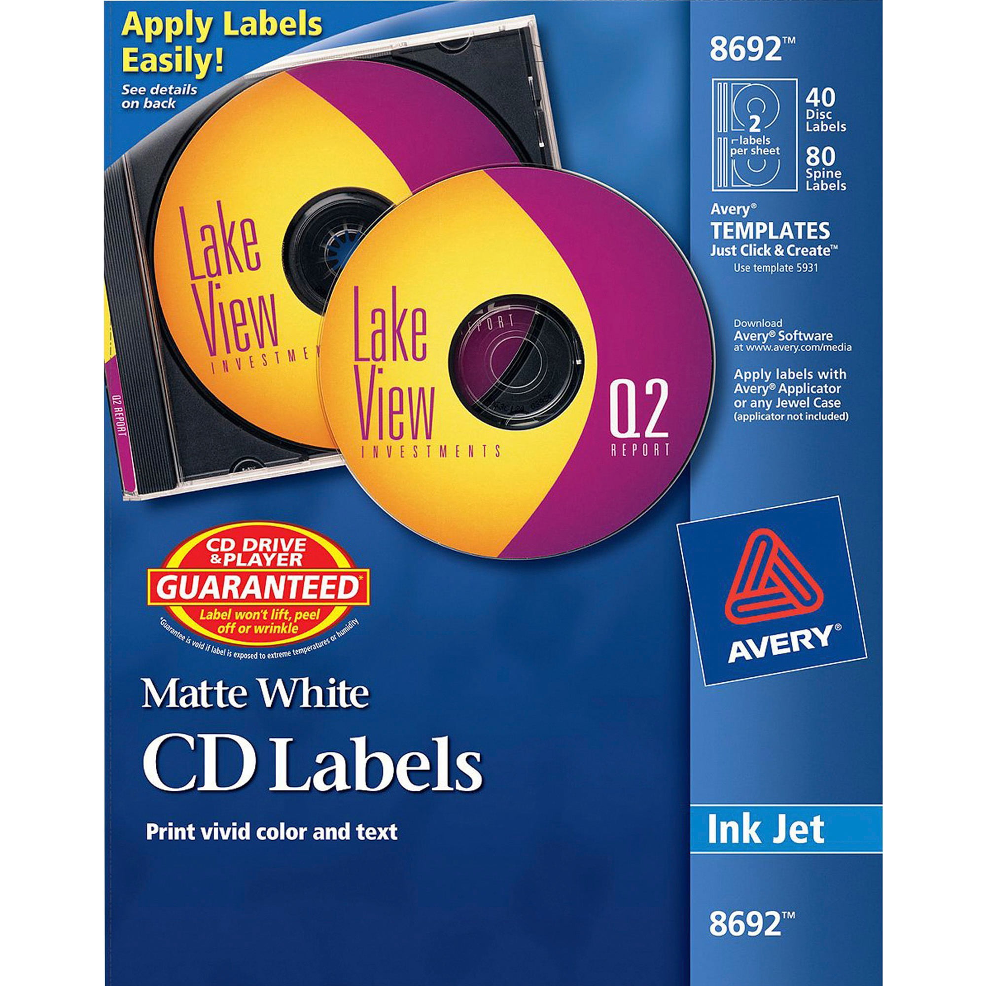 Avery 5692 Cd Label Template Word